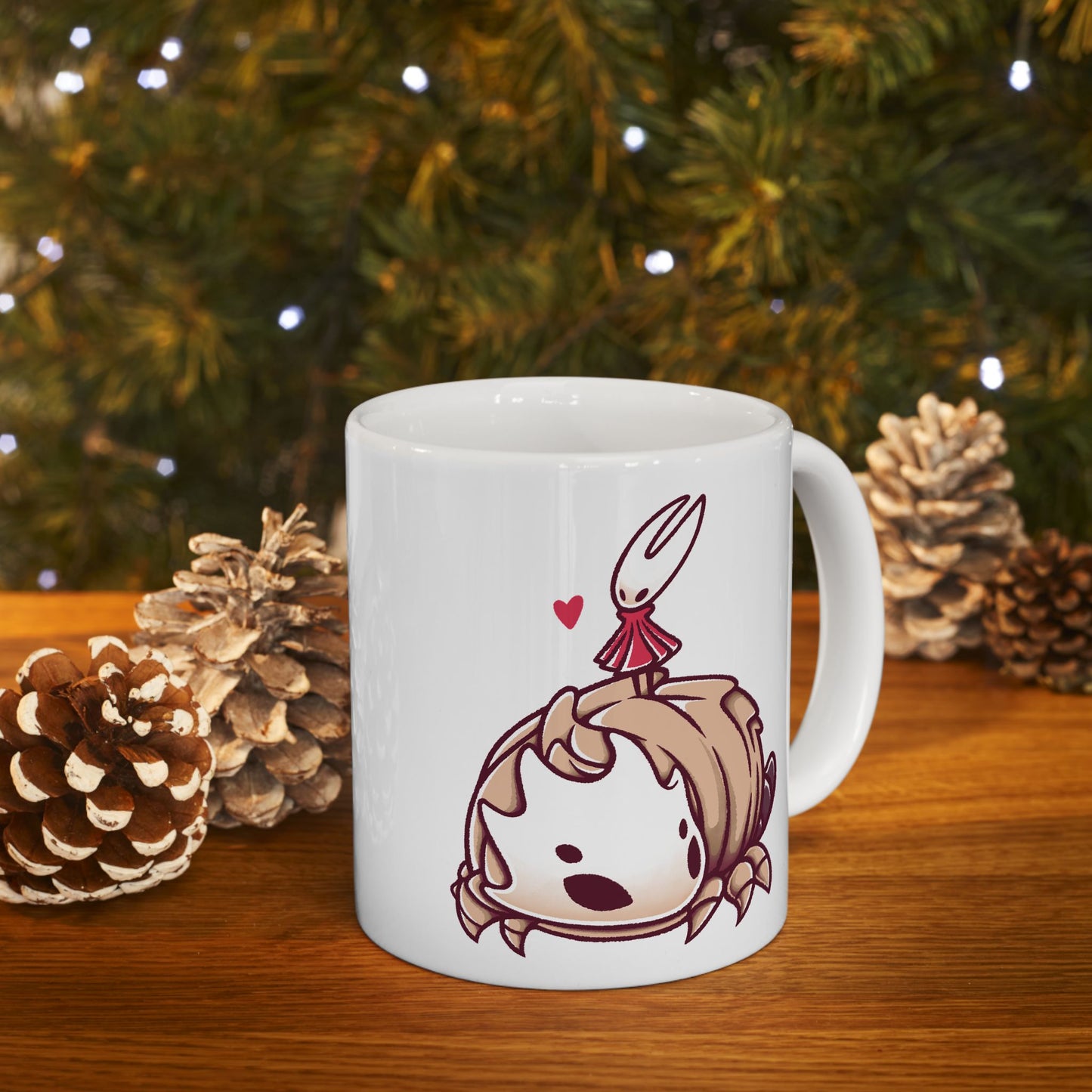 Hornet & Bell Beast - Hollow Knight Silksong Ceramic Mug, 11oz, 15oz