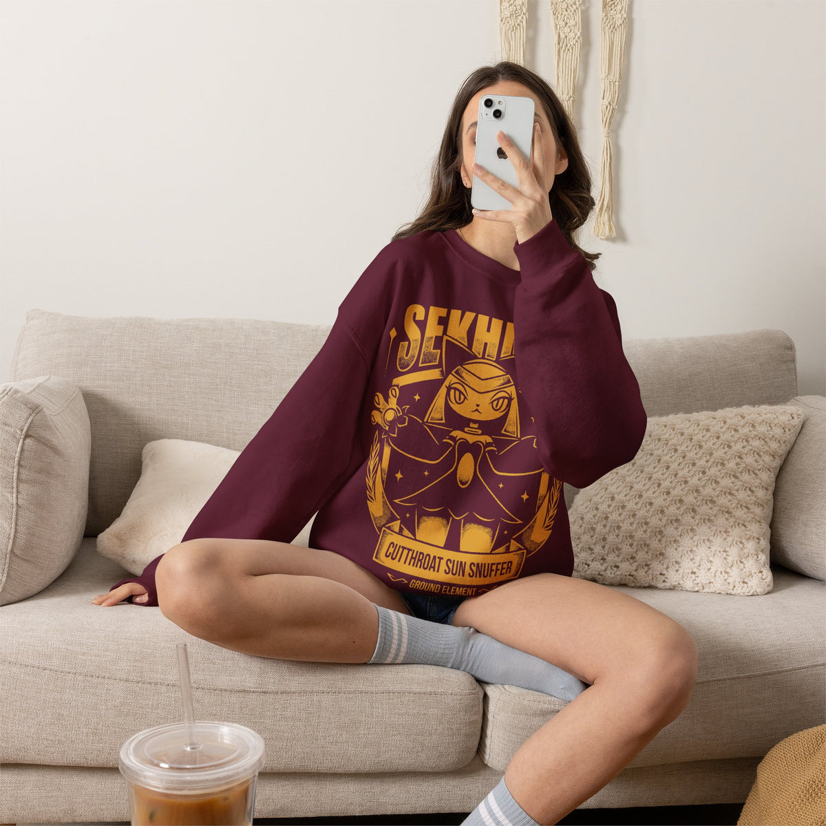 Palworld Sekhmet Ground Pal #140 Unisex Crewneck Sweatshirt