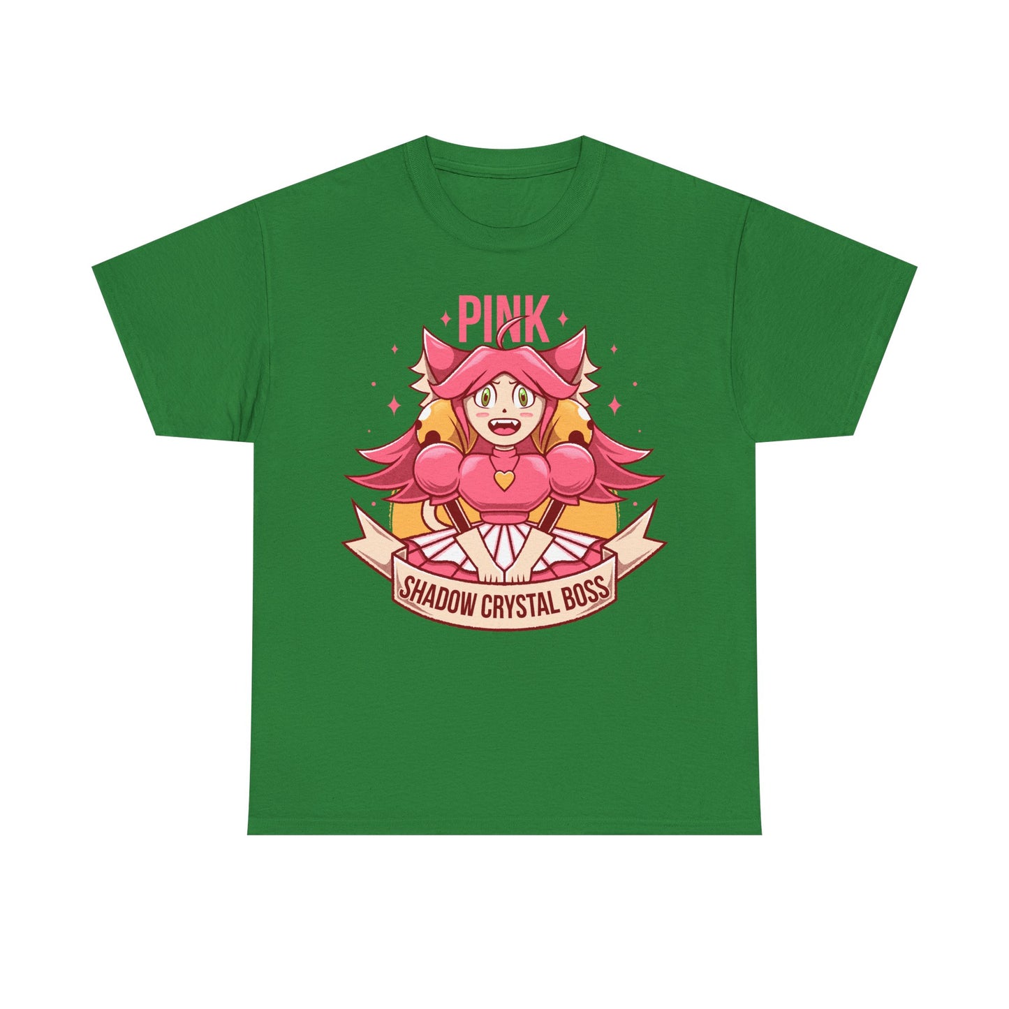 Mad Mew Mew t-shirt inspired by the Pink Shadow Crystal Secret Boss from Deltarune Chapter 5 and the iconic Undertale character.