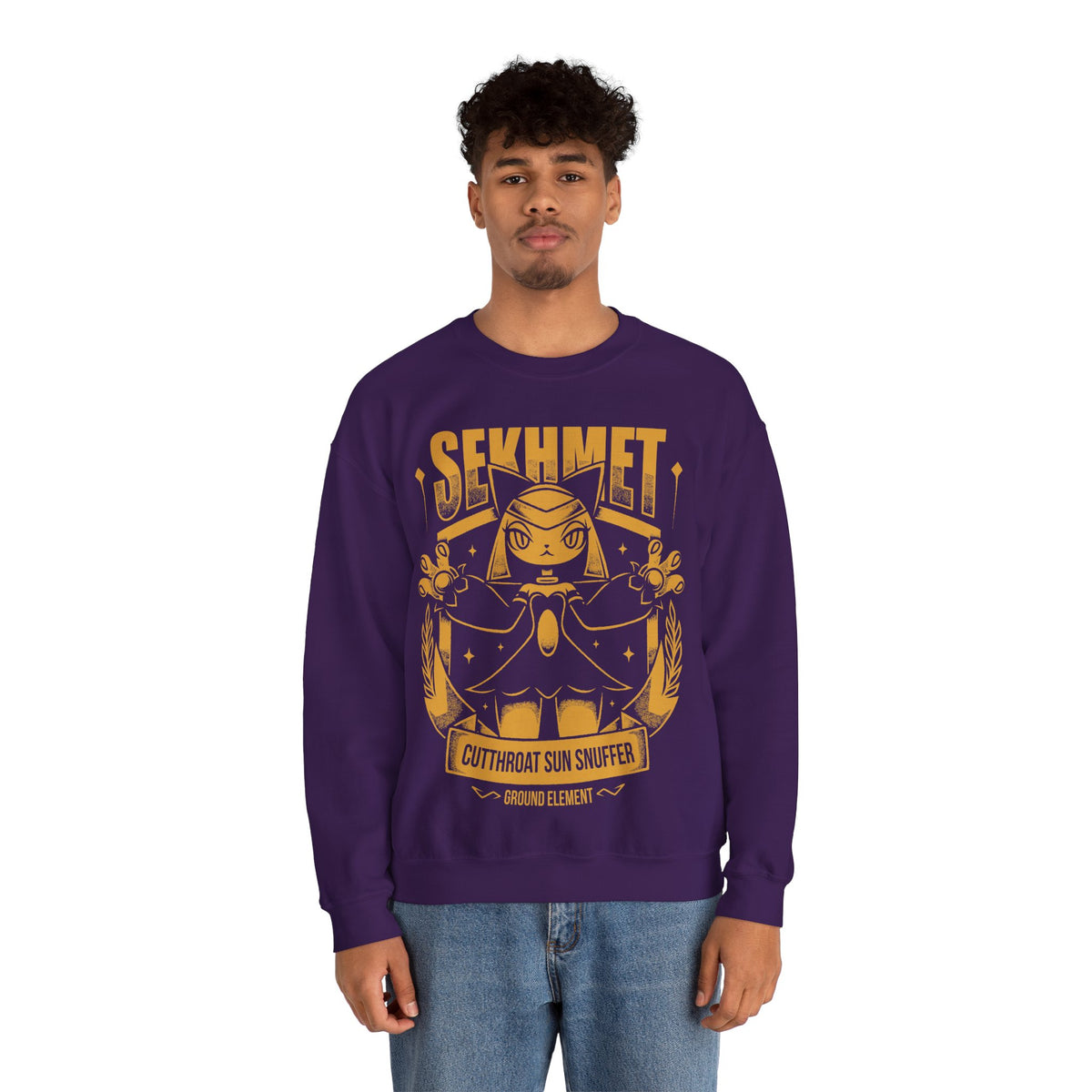 Palworld Sekhmet Ground Pal #140 Unisex Crewneck Sweatshirt