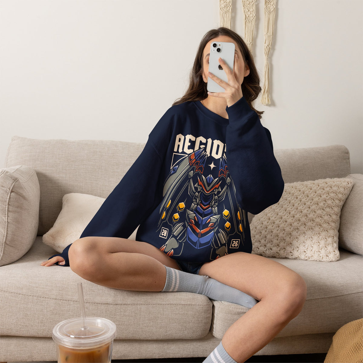 Palworld Aegidron #184 Dragon Ground Pal Unisex Crewneck Sweatshirt