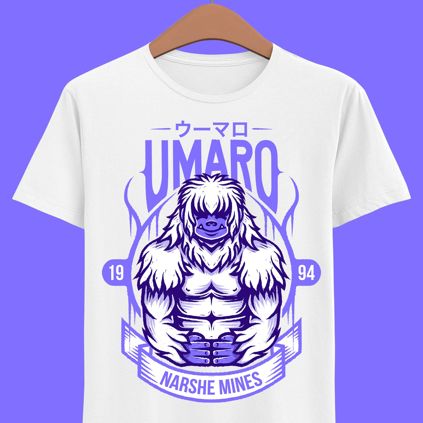 Umaro Final Fantasy VI t-shirt featuring the FF6 yeti character from the classic SNES retro RPG video game. Perfect tee for Final Fantasy 6 (FFVI) and retro gaming fans.