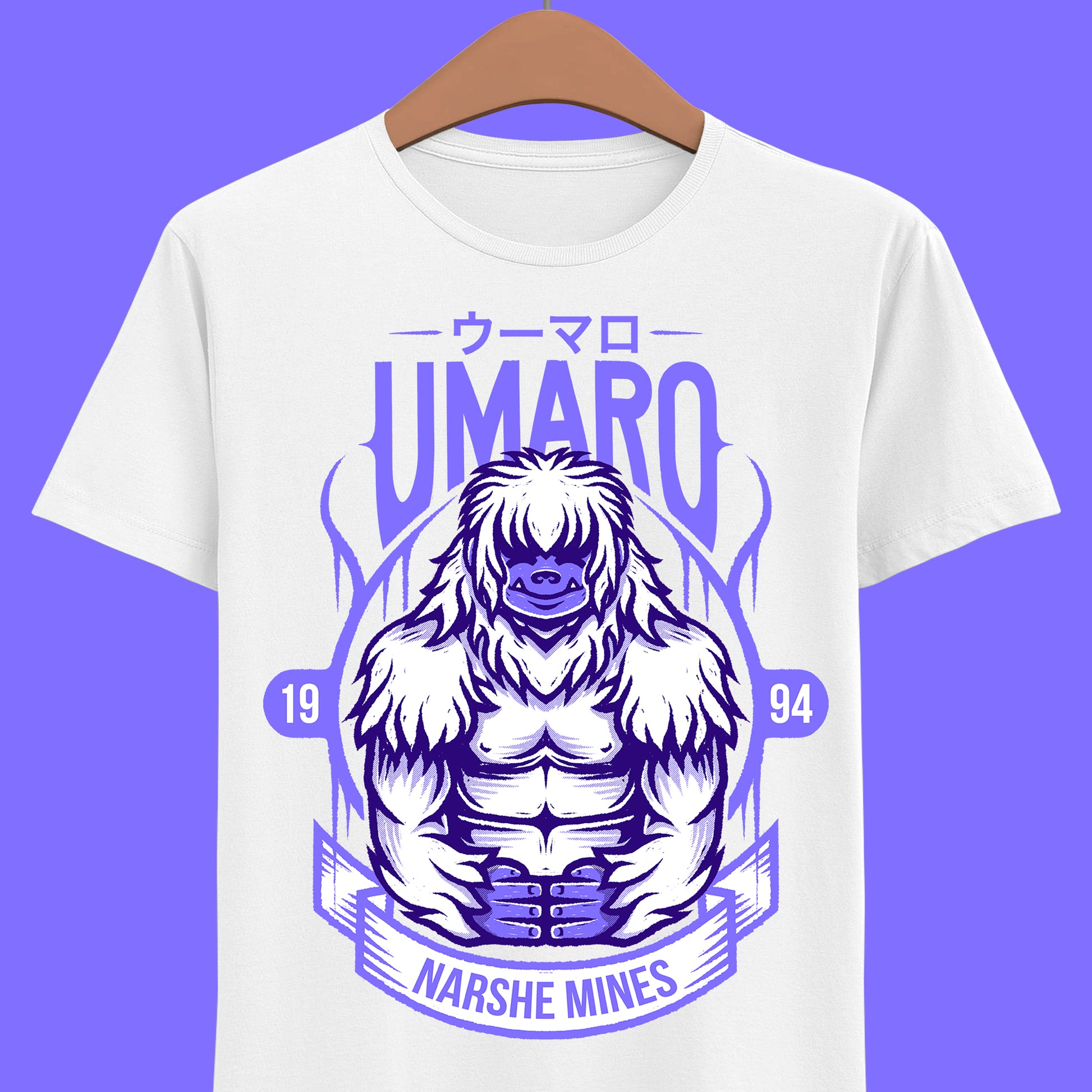 Umaro Final Fantasy VI t-shirt featuring the FF6 yeti character from the classic SNES retro RPG video game. Perfect tee for Final Fantasy 6 (FFVI) and retro gaming fans.