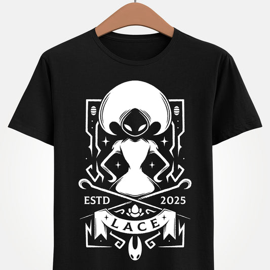 Gamer t-shirt inspired by Lace boss from Hollow Knight Silksong metroidvania indie game.

hollow knight, hollow knight silksong, hollow knight silksong hornet t-shirt, hollow knight silksong merch, hollow knight silksong t-shirt, hollow knight silksong hornet tee, hollow knight hornet and lace t-shirt, hollow knight silksong indie game merch, hollow knight silksong hornet shirt, hollow knight the knight t-shirt, hollow knight silksong lace t-shirt, hollow knight silksong lace tee, lace silksong