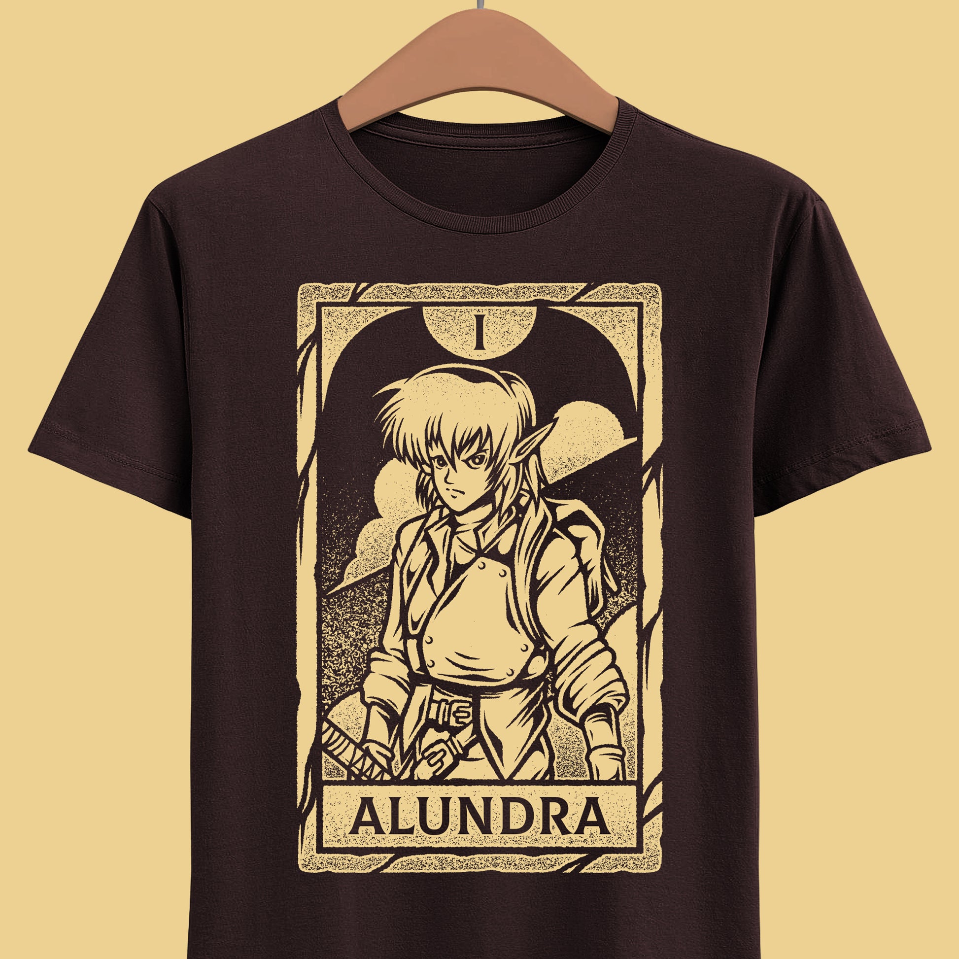 Alundra video game t-shirt inspired by the classic PlayStation action RPG. Retro gaming apparel featuring an original fan art design based on the world of Alundra, perfect for fans of dungeon crawler games, classic RPGs, and nostalgic 90s video game aesthetics. alundra video game merch, alundra action rpg video game merch, alundra the dreamwalker t-shirt, alundra ps1 video game t-shirt, alundra retrogaming tee, alundra classic ps1 video game merch, alundra 2 merch, alundra 2 t-shirt, ps1 games