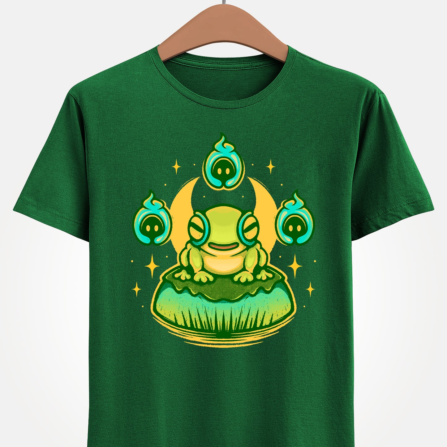 Hades II t-shirt featuring Frinos and the Shades from the indie roguelike game inspired by Greek mythology and dark fantasy design.