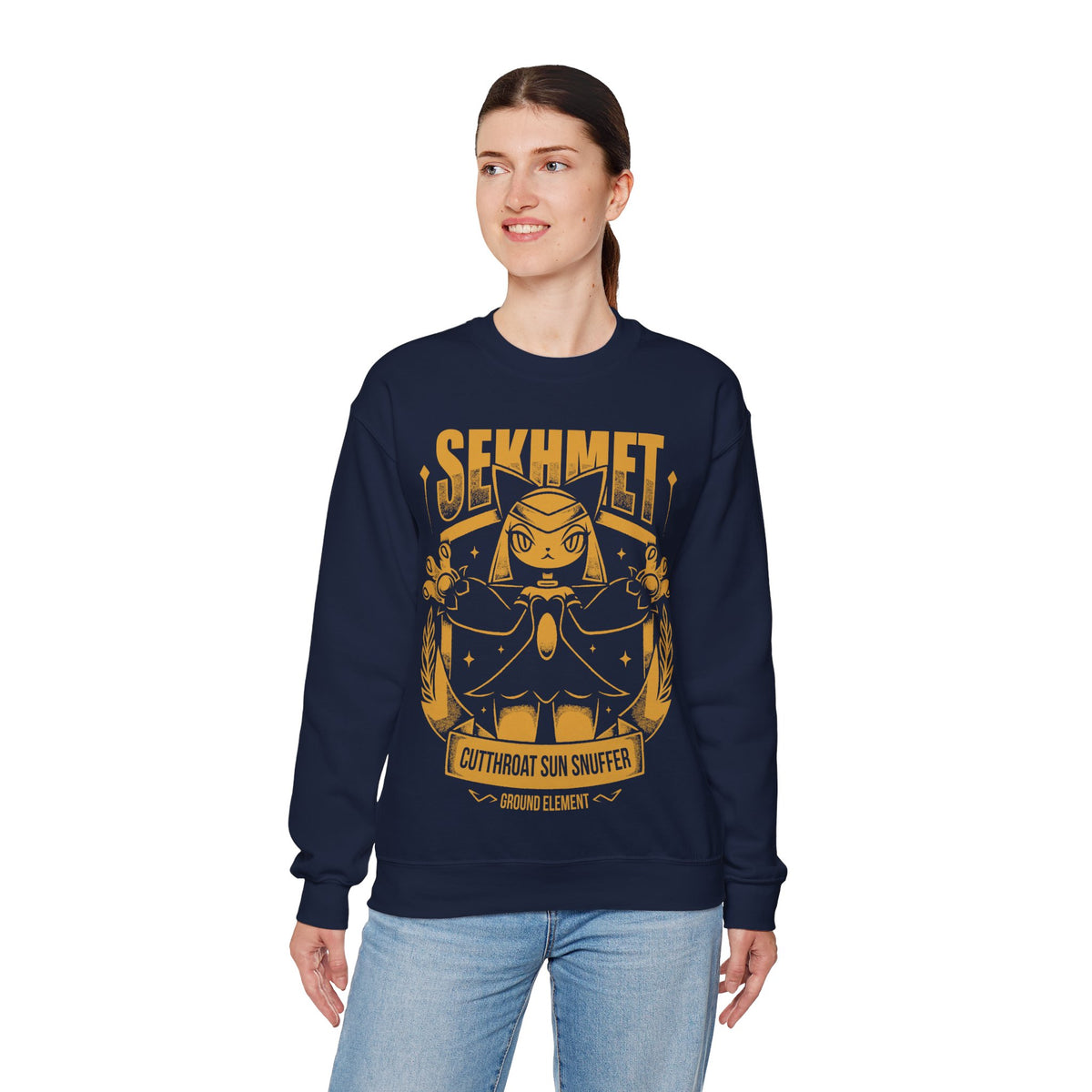 Palworld Sekhmet Ground Pal #140 Unisex Crewneck Sweatshirt