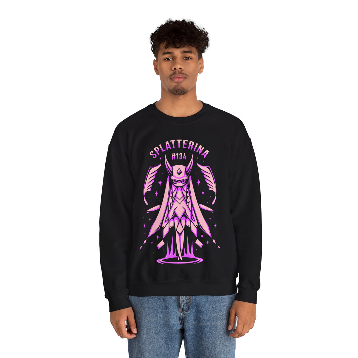 Palworld Splatterina Crimson Butcher Dark Pal Unisex Crewneck Sweatshirt