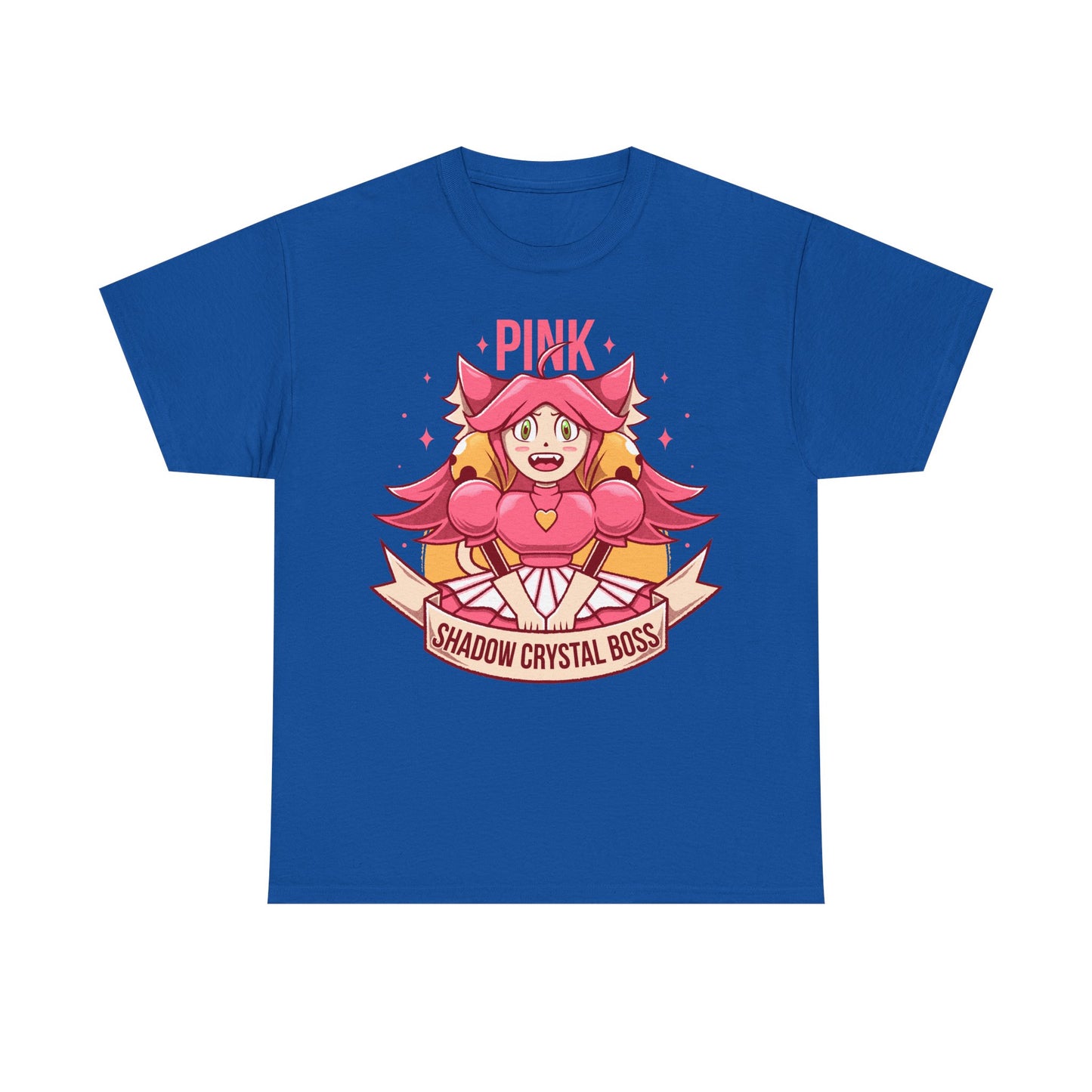 Mad Mew Mew t-shirt inspired by the Pink Shadow Crystal Secret Boss from Deltarune Chapter 5 and the iconic Undertale character.