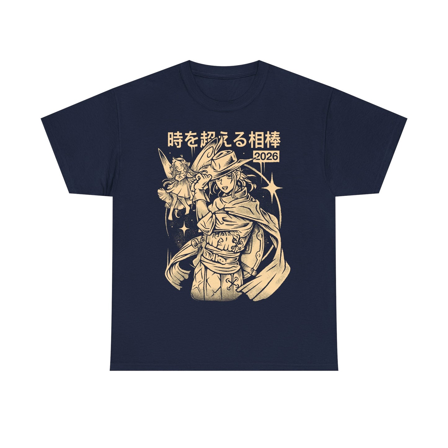 Elliot and Faie t-shirt inspired by The Adventures of Elliot: The Millennium Tales featuring the hero and fairy companion from the fantasy JRPG adventure.