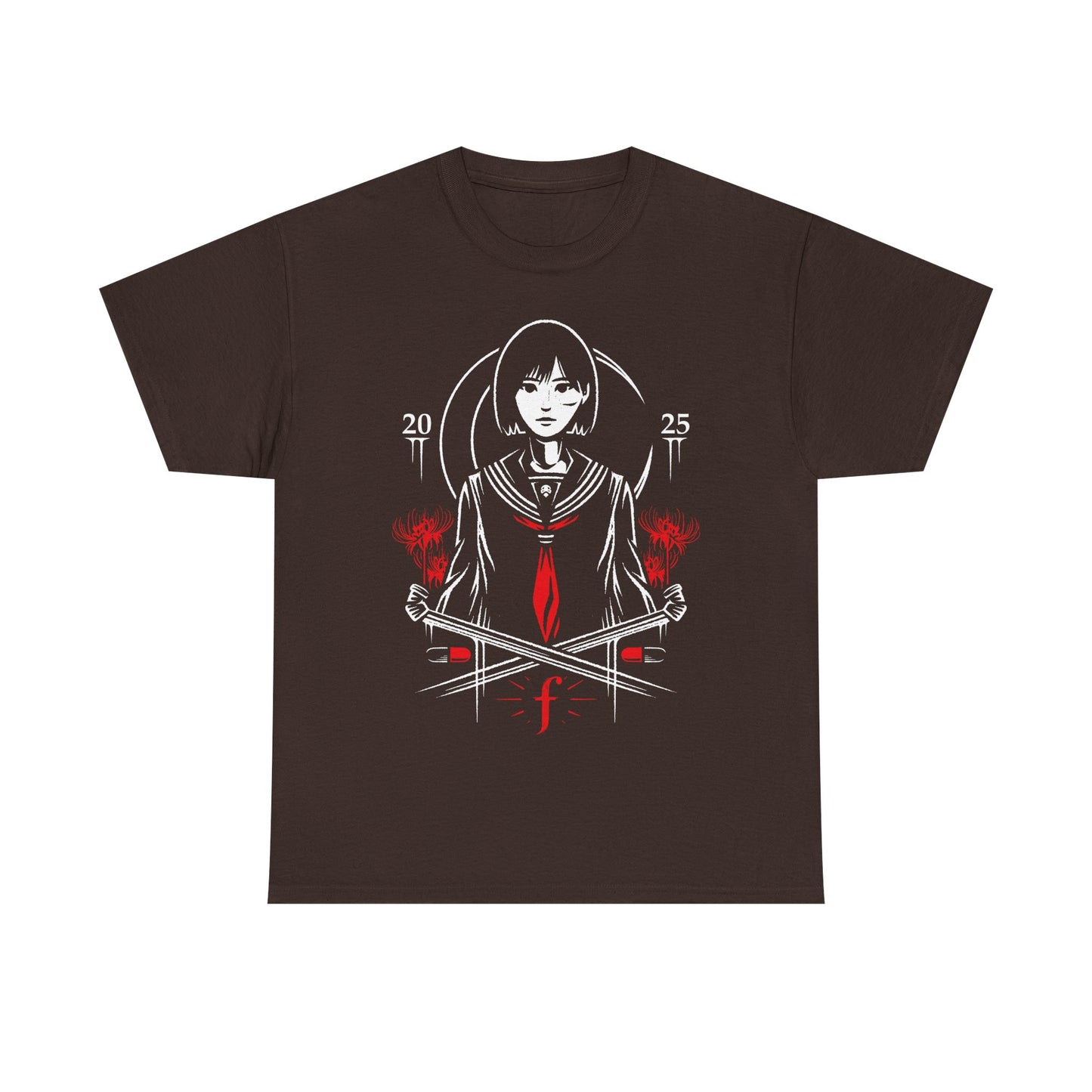 Silent Hill F T-shirt inspired by Konami’s survival horror game. Featuring protagonist Hinako Shimizu in a unique Japanese horror design, this premium gamer apparel is perfect for fans of Silent Hill and Japan-inspired video games. Exclusive Silent Hill F merch, Japanese horror clothing, survival horror T-shirt, Hinako Shimizu shirt, gamer fashion, Silent Hill F fan merchandise, Japanese style graphic tee, Silent Hill apparel for collectors and horror game enthusiasts.
