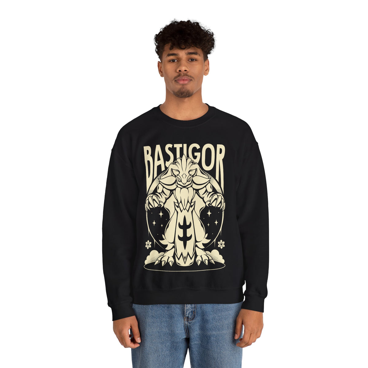 Palworld Bastigor King of Frostfang Ice Pal Unisex Crewneck Sweatshirt