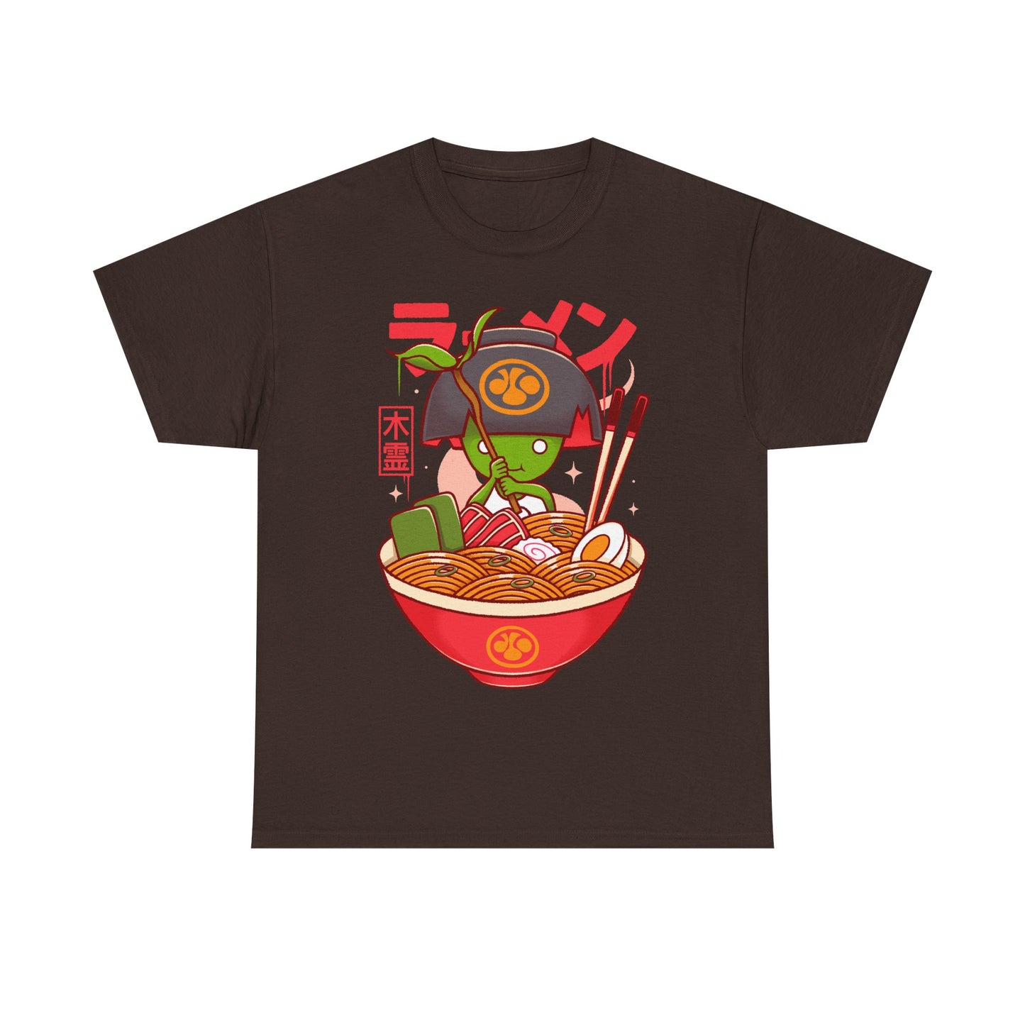 Nioh 3 t-shirt inspired by the action RPG and soulslike video game series, featuring Kodama, green tree spirit from the Nioh games inside a noodles ramen bowl in japanese art style. This unisex gamer shirt celebrates Nioh 3 with a design rooted in Japanese folklore, yokai mythology, and samurai fantasy. High-quality video game merch made for gamers, collectors, and fans of Nioh, Nioh 2, Nioh 3 and dark fantasy action RPGs. Perfect gaming t-shirt for soulslike fans and Japanese mythology lovers.