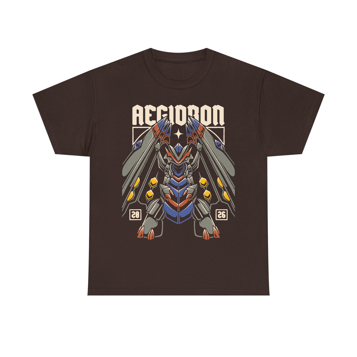 Palworld Aegidron #184 Dragon Ground Pal t-shirt featuring the Guardian of Luminous Trails introduced in Palworld 1.0.