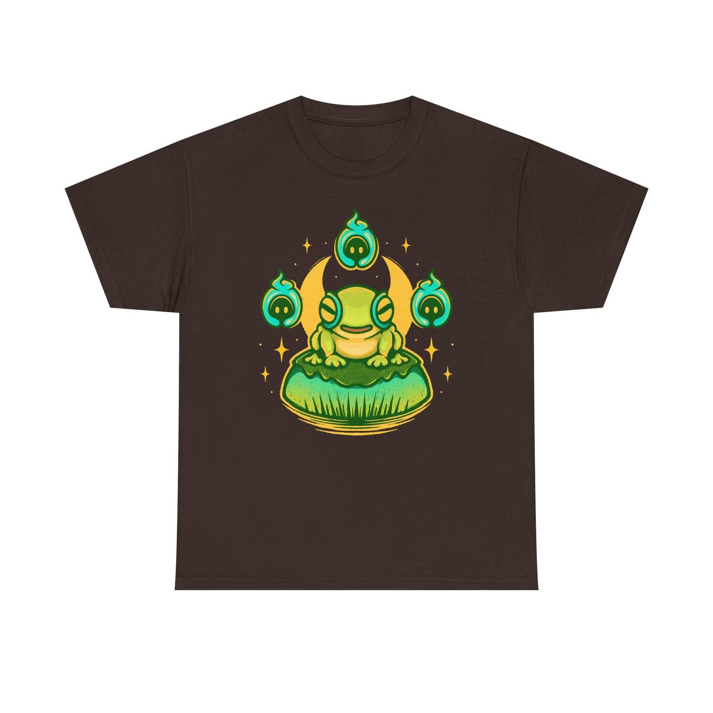Hades II t-shirt featuring Frinos and the Shades from the indie roguelike game inspired by Greek mythology and dark fantasy design.