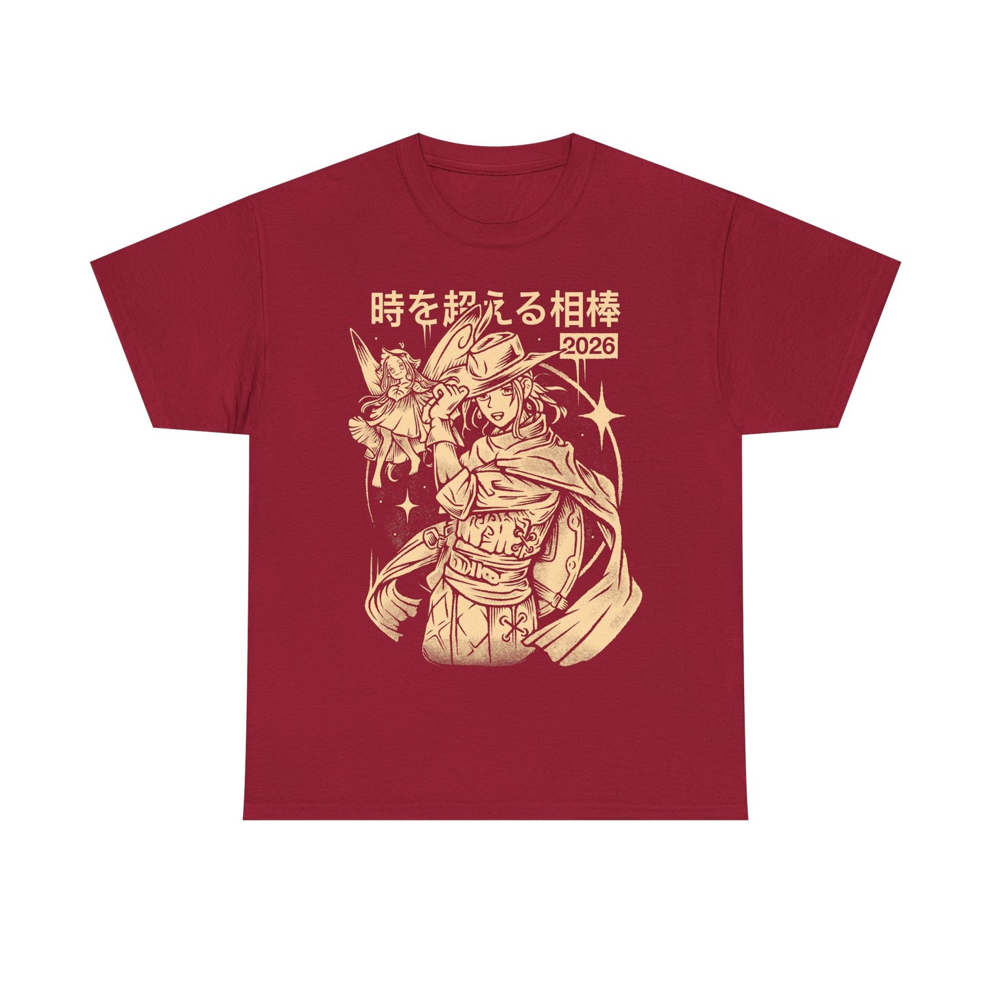 Elliot and Faie t-shirt inspired by The Adventures of Elliot: The Millennium Tales featuring the hero and fairy companion from the fantasy JRPG adventure.