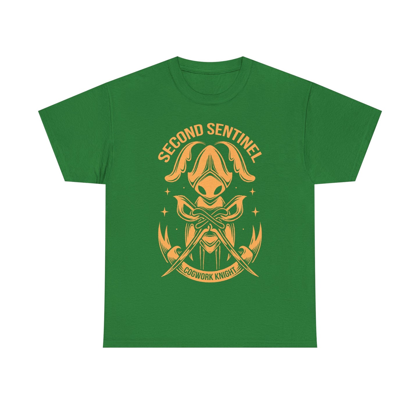 Gamer t-shirt inspired in Second Sentinel automaton cogwork knight character from Hollow Knight Silksong metroidvania indie game.

hollow knight, hollow knight silksong, hollow knight silksong hornet t-shirt, hollow knight silksong merch, hollow knight silksong t-shirt, hollow knight silksong hornet tee, hollow knight hornet and lace t-shirt, hollow knight silksong indie game merch, hollow knight silksong hornet shirt, hollow knight the knight t-shirt, hollow knight silksong sherma t-shirt