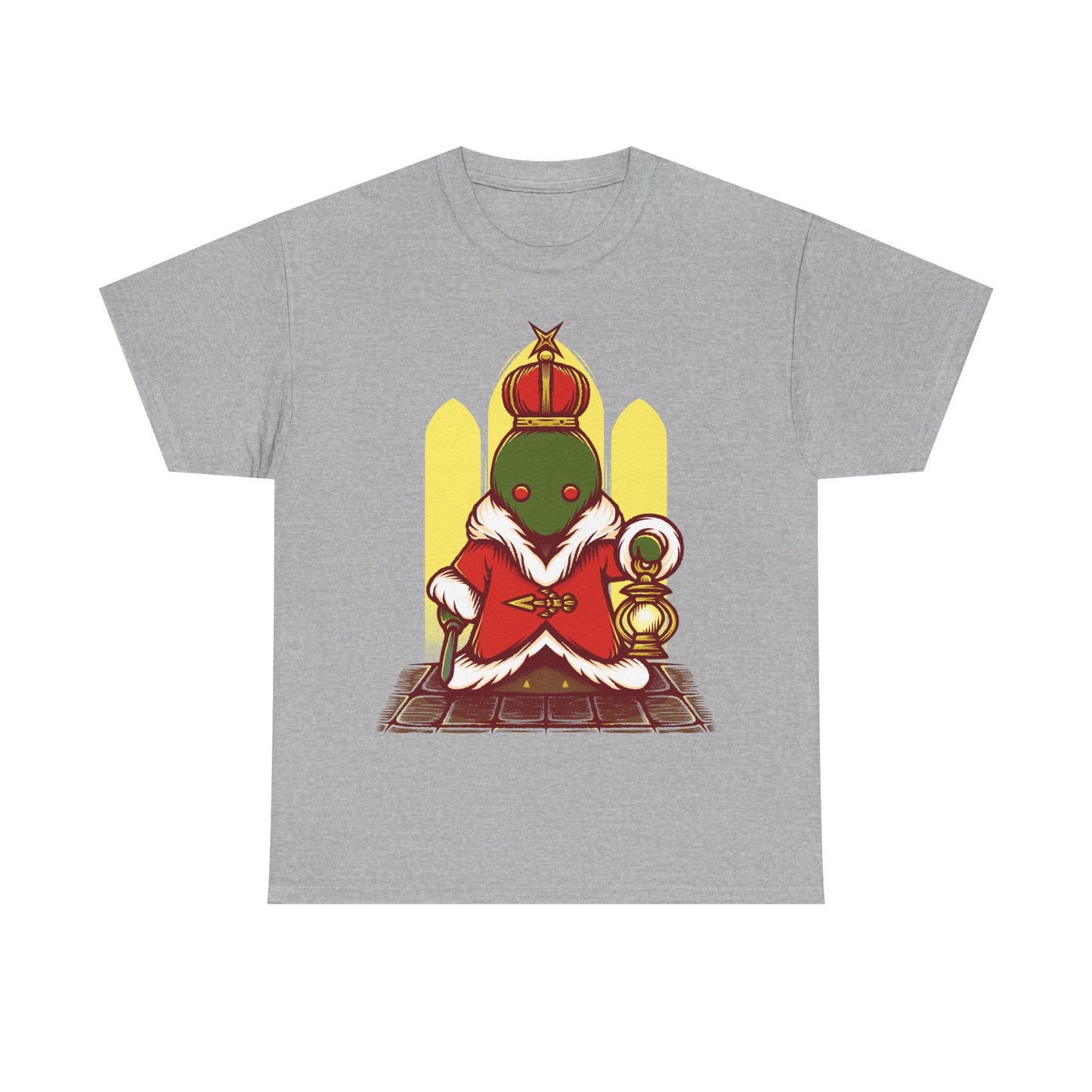 Tonberry King Final Fantasy XIV t-shirt featuring the Wanderer’s Palace dungeon final boss from FF14 MMORPG video game.