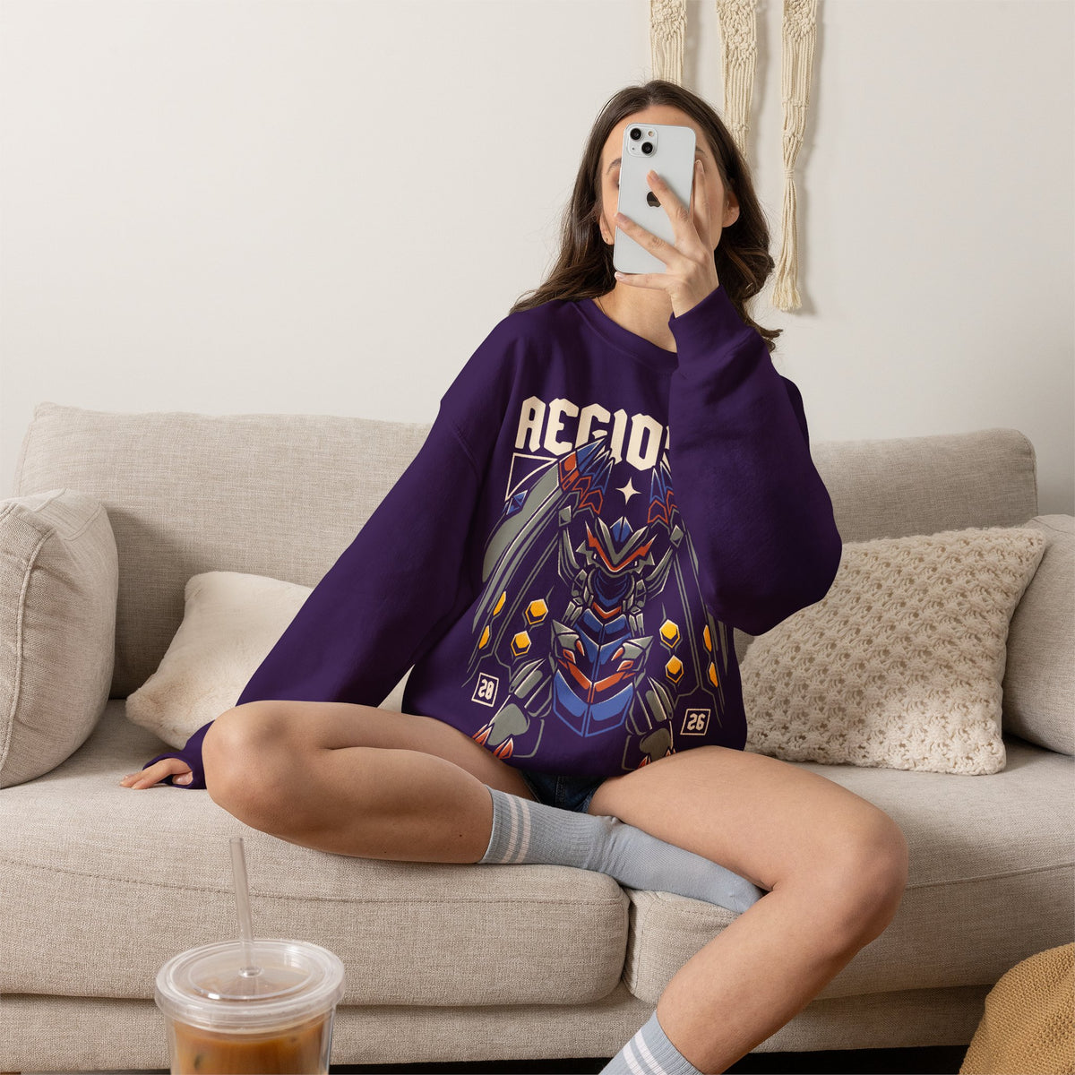 Palworld Aegidron #184 Dragon Ground Pal Unisex Crewneck Sweatshirt