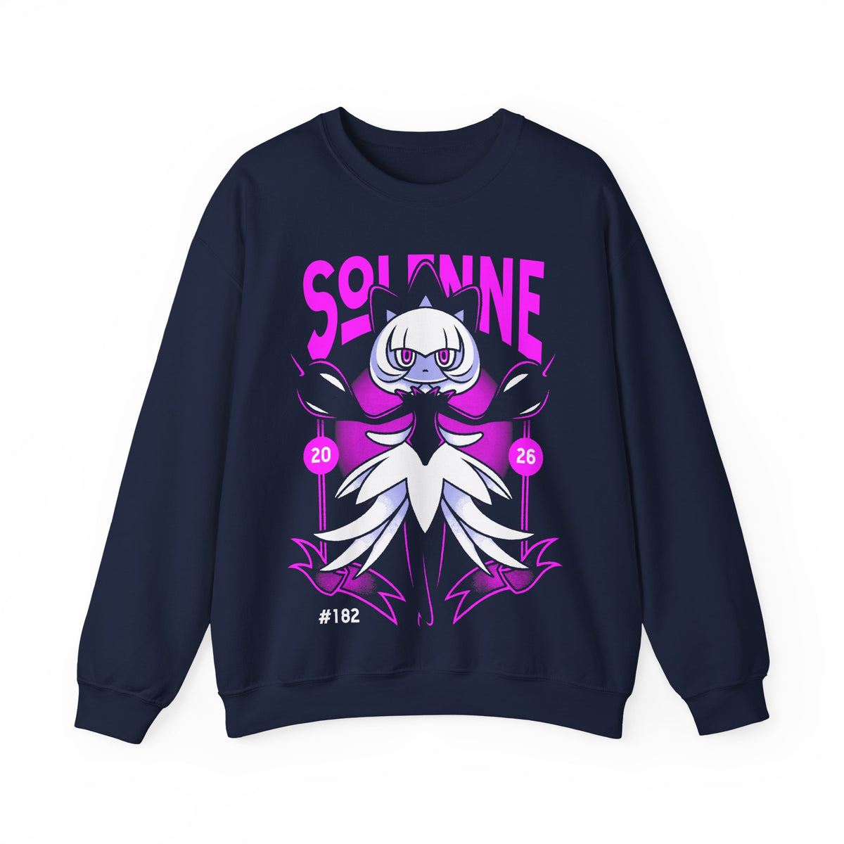 Palworld Solenne Untainted Maiden Dark Pal Unisex Crewneck Sweatshirt