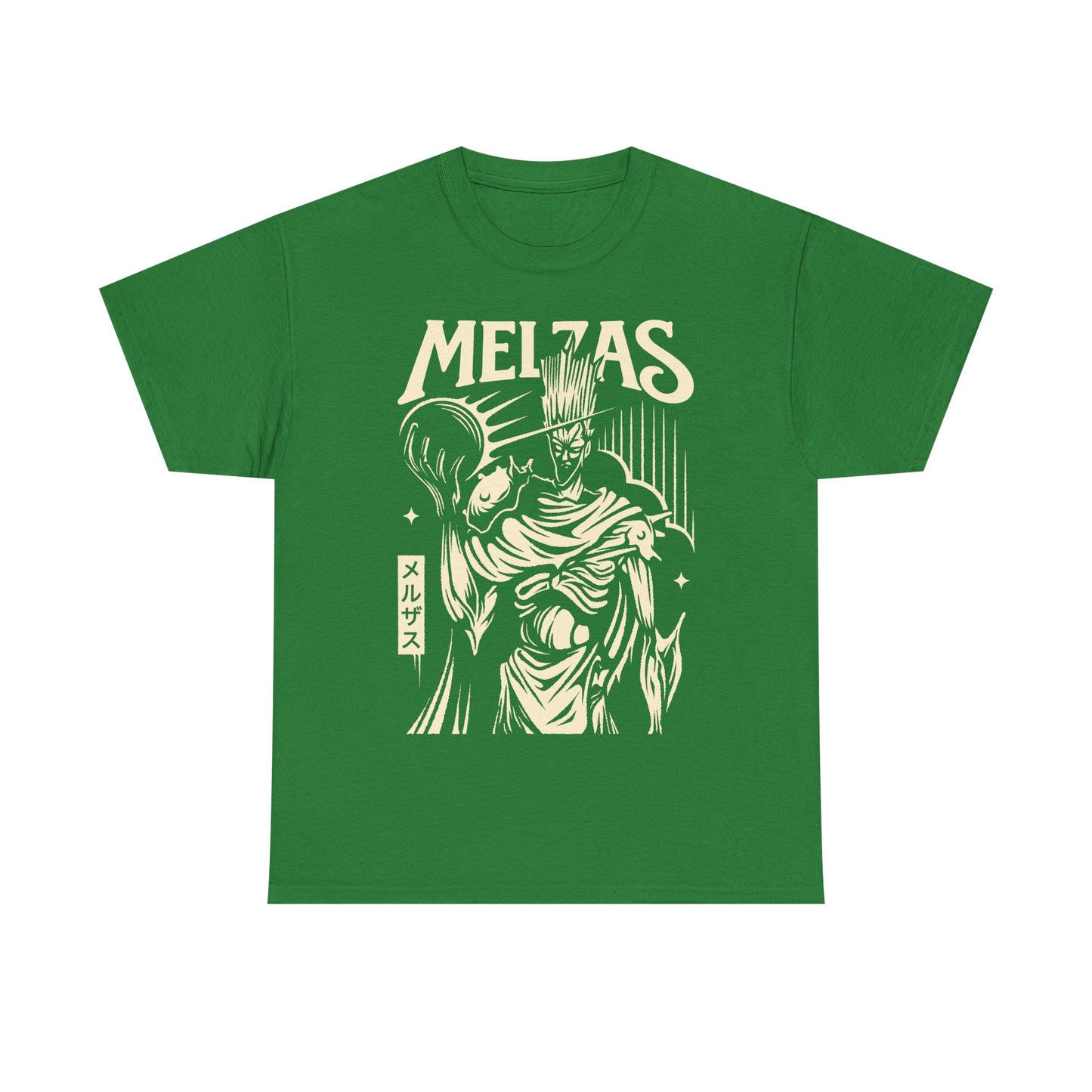 Melzas final boss Alundra t-shirt inspired by the cult classic PlayStation action RPG Alundra. Retro gaming apparel featuring original fan art of Melzas, the iconic final boss, designed for fans of Alundra merch, Alundra t-shirts, shirts and tees. Nostalgic retrogaming design perfect for collectors of PS1 RPGs, action RPG video games, dungeon crawlers, and 90s gaming classics. Ideal gamer shirt for retro RPG and vintage video game enthusiasts.