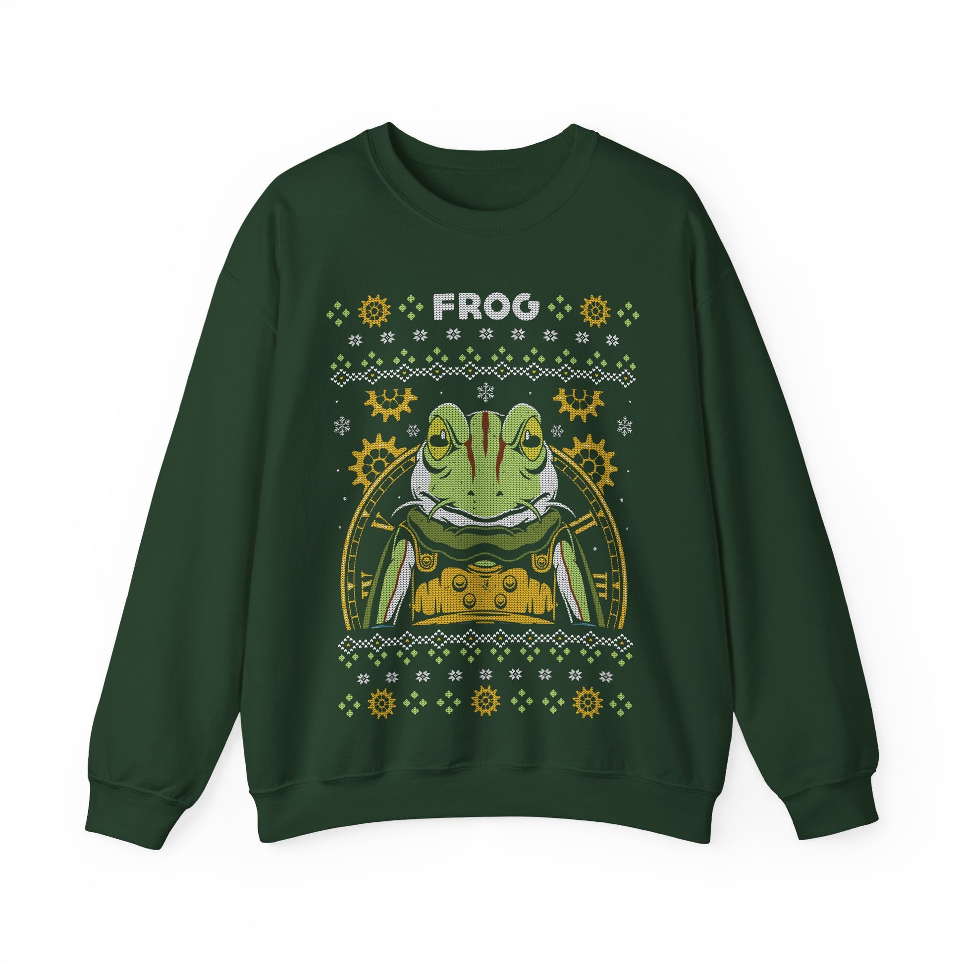 Gamer crewneck sweatshirt inspired by Glenn (Frog) from Chrono Trigger rpg - jrpg video game in ugly christmas sweater art style.

frog chrono trigger video game merch, chrono trigger video game xmas sweater, chrono trigger rpg video game merch, chrono trigger glenn frog knight xmas hoodie, chrono trigger frog christmas ugly sweater sweatshirt crewneck, chrono trigger rpg video game crewneck, chrono trigger retrogaming merch, chrono trigger retrogaming xmas crewneck, crono chrono trigger merch, robo chrono 