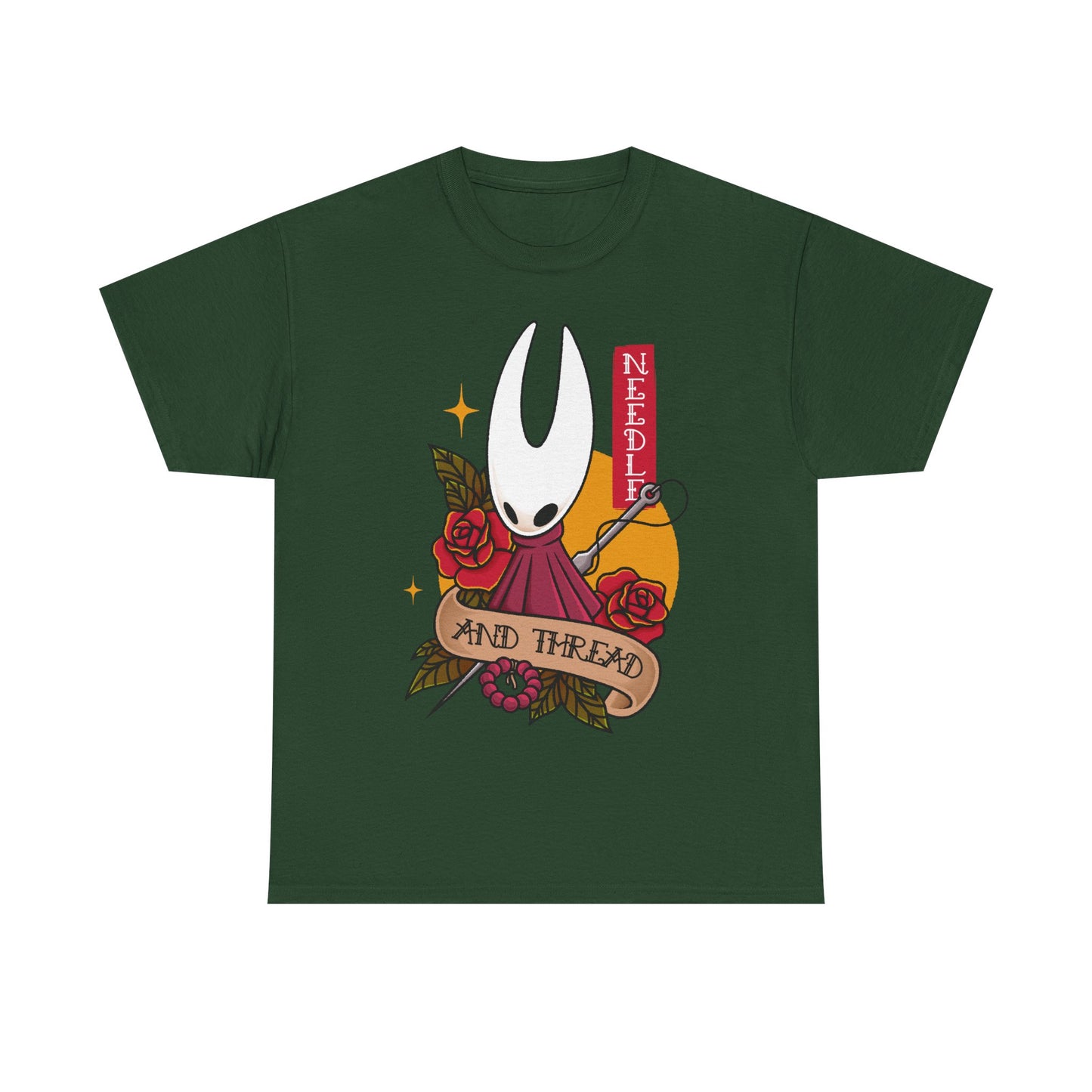 Gamer t-shirt inspired by Hornet from Hollow Knight Silksong metroidvania video game in tattoo art style.

hollow knight, hollow knight silksong, hollow knight silksong hornet t-shirt, hollow knight silksong merch, hollow knight silksong t-shirt, hollow knight silksong hornet tee, hollow knight hornet and lace t-shirt, hollow knight silksong indie game merch, hollow knight silksong hornet shirt, hollow knight tattoo art t-shirt, hollow knight silksong hornet tattoo t-shirt, hollow knight tattoo