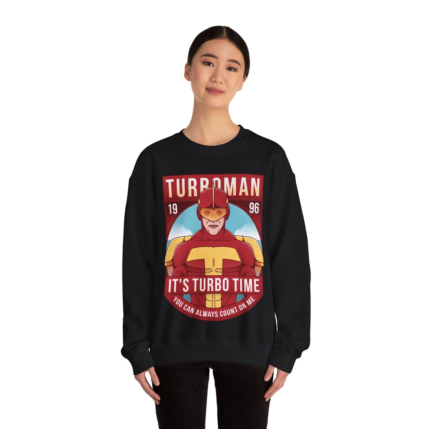 Turbo Man Jingle All The Way Unisex Crewneck Sweatshirt
