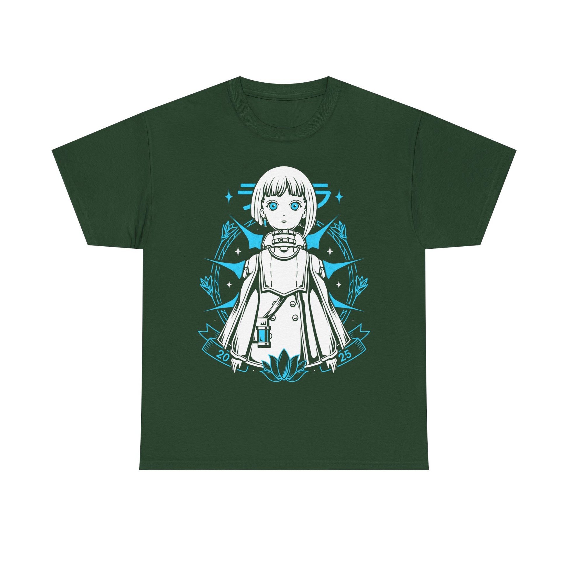 Ender Magnolia Bloom in the Mist t-shirt featuring Lilac, the protagonist of the indie metroidvania video game Ender Magnolia. This dark fantasy gamer shirt is inspired by the atmospheric world of the sequel to Ender Lilies. Perfect video game merch for fans of metroidvania indie games, gothic fantasy aesthetics, and character-focused gamer apparel. Ideal collectible t-shirt for players who enjoy indie action RPG adventures and atmospheric metroidvania titles.