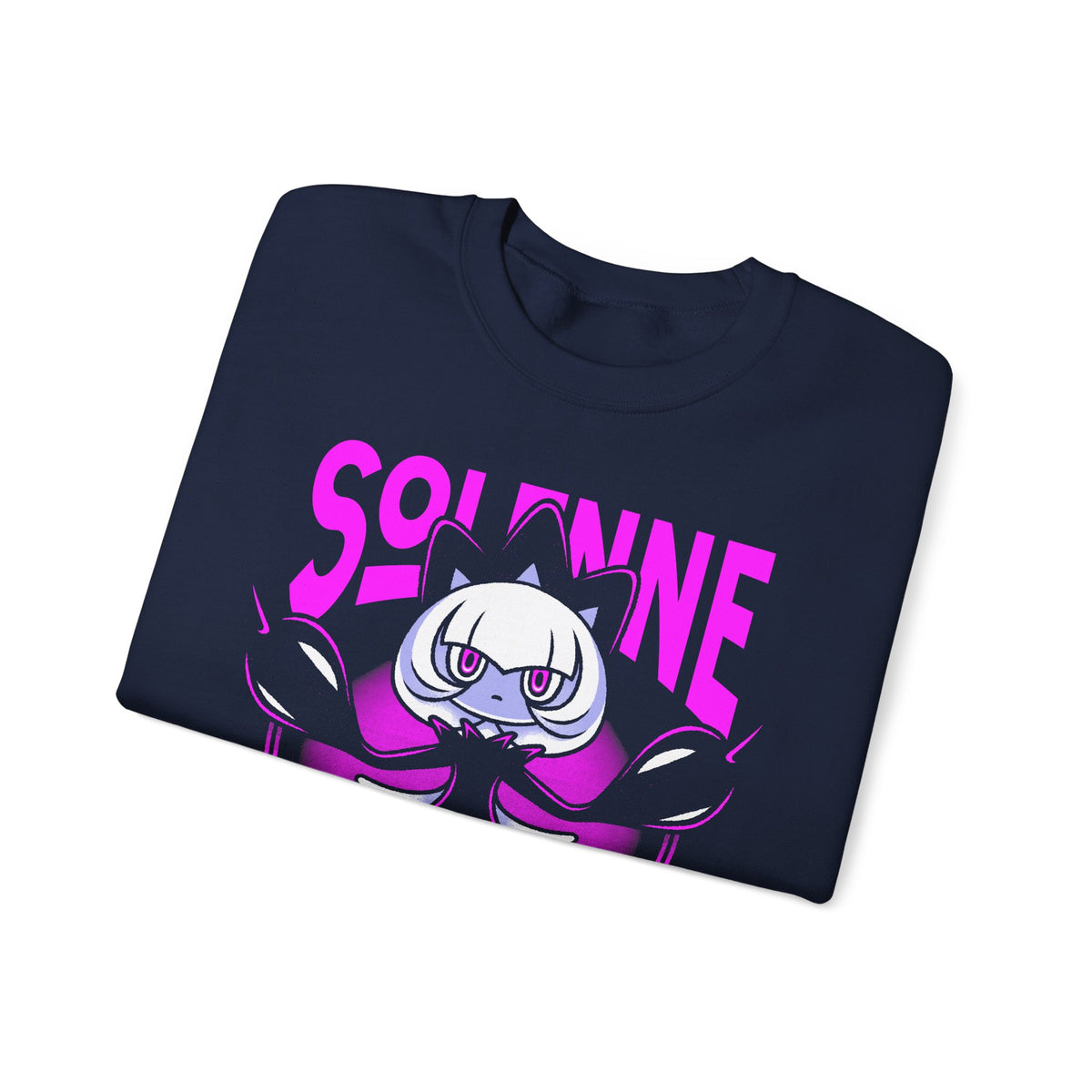 Palworld Solenne Untainted Maiden Dark Pal Unisex Crewneck Sweatshirt
