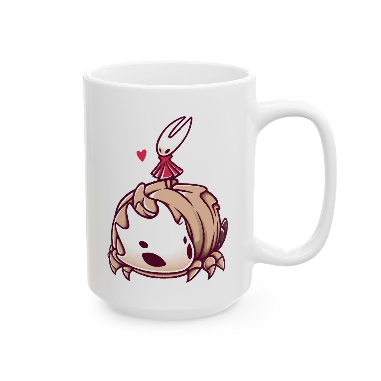 Hornet & Bell Beast - Hollow Knight Silksong Ceramic Mug, 11oz, 15oz