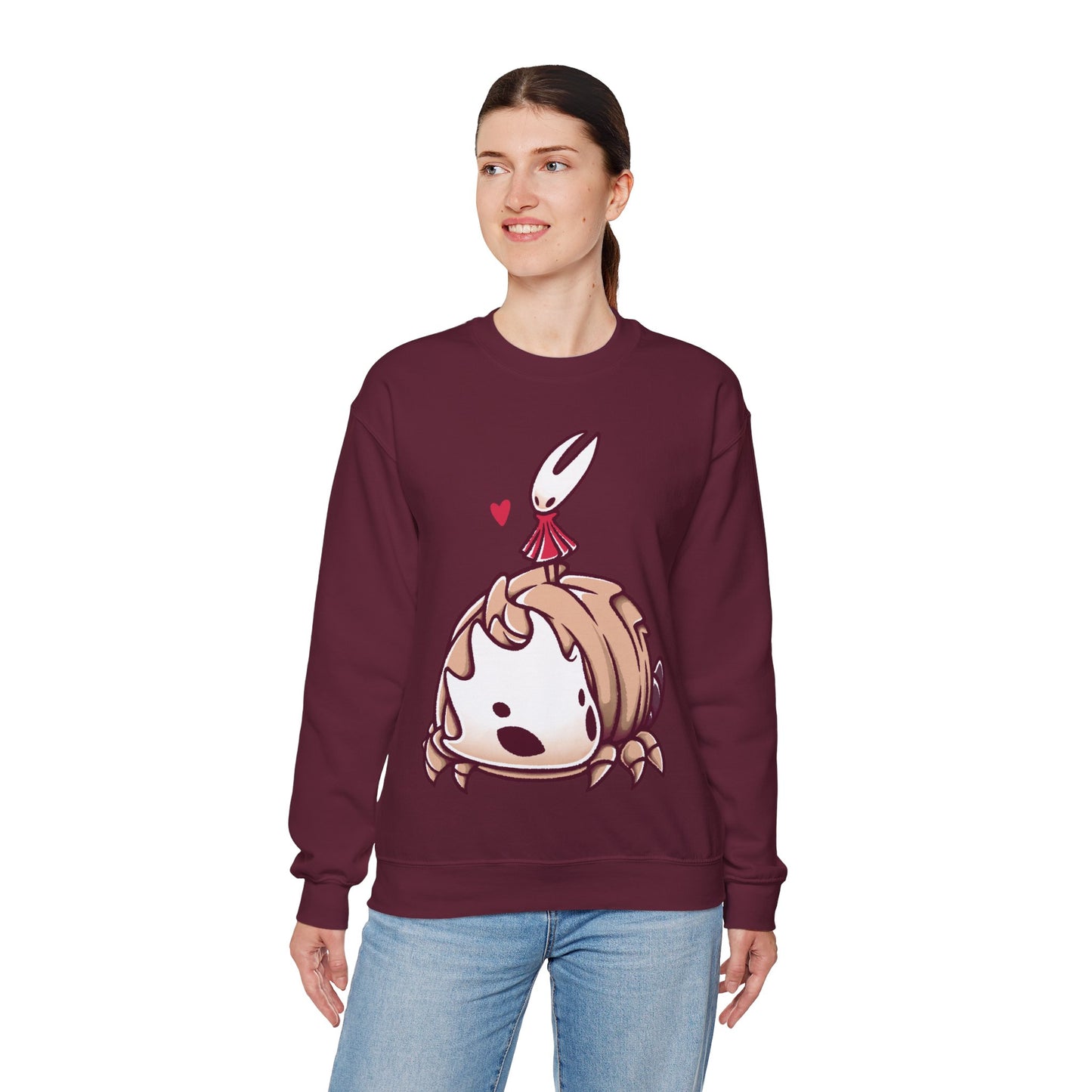 Hornet & Bell Beast Hollow Knight Silksong Unisex Crewneck Sweatshirt