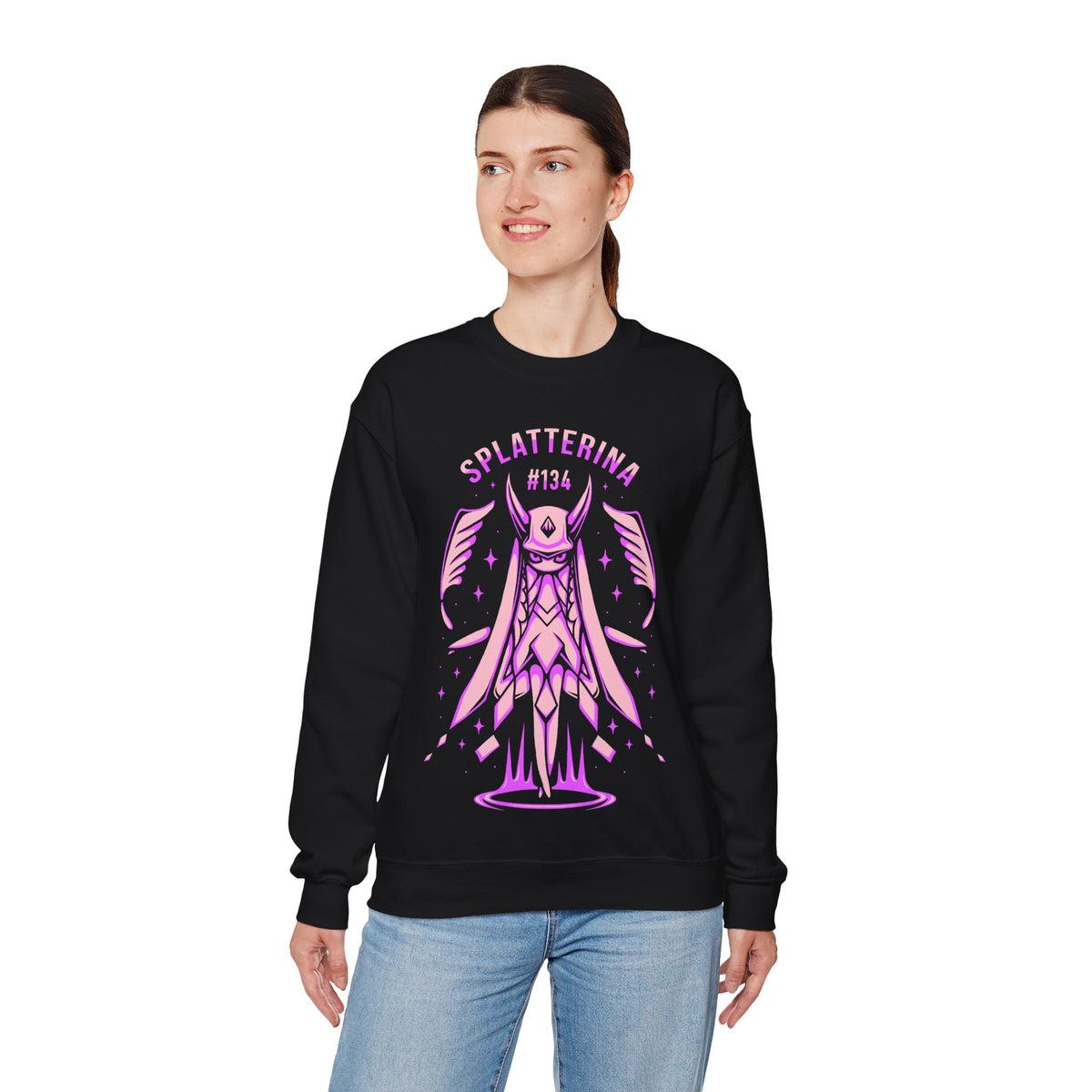 Palworld Splatterina Crimson Butcher Dark Pal Unisex Crewneck Sweatshirt