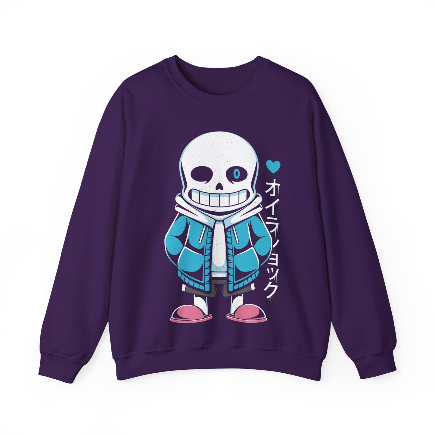 Image of a Sans “Lazy Bones” T-shirt inspired by the indie game Undertale. The design features Sans in a humorous lazy pose, referencing his iconic skeleton character and meme personality. Printed in a bold, cartoon style, this tee is perfect for Undertale fans, gamers, meme lovers and indie game collectors. Ideal gamer apparel for those who enjoy funny gaming shirts, geek fashion and unique Undertale fan art merchandise. sans undertale video game crewneck sweatshirt, undertale 10th annyversary merch