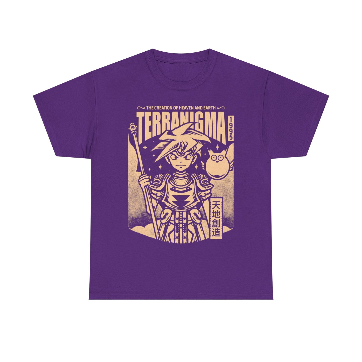 Gamer t-shirt inspired by Ark and Yomi from Terranigma video game from quintet trilogy which included Soul Blazer, Illusion of Gaia (Illusion of Time) and Terranigma action RPG video games.