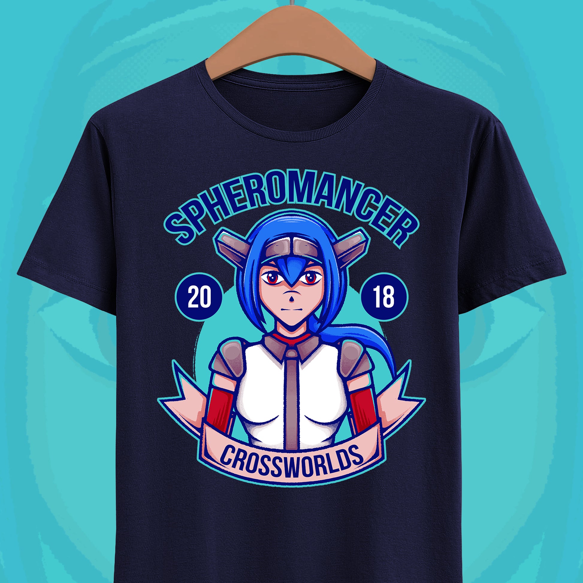 Lea Spheromancer Class CrossCode t-shirt inspired by the indie action RPG video game from the creators of Alabaster Dawn.