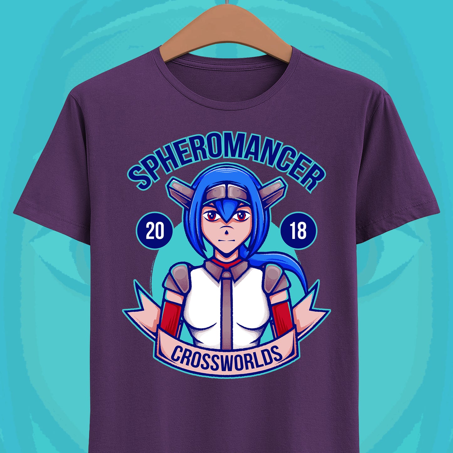 Lea Spheromancer Class CrossCode t-shirt inspired by the indie action RPG video game from the creators of Alabaster Dawn.