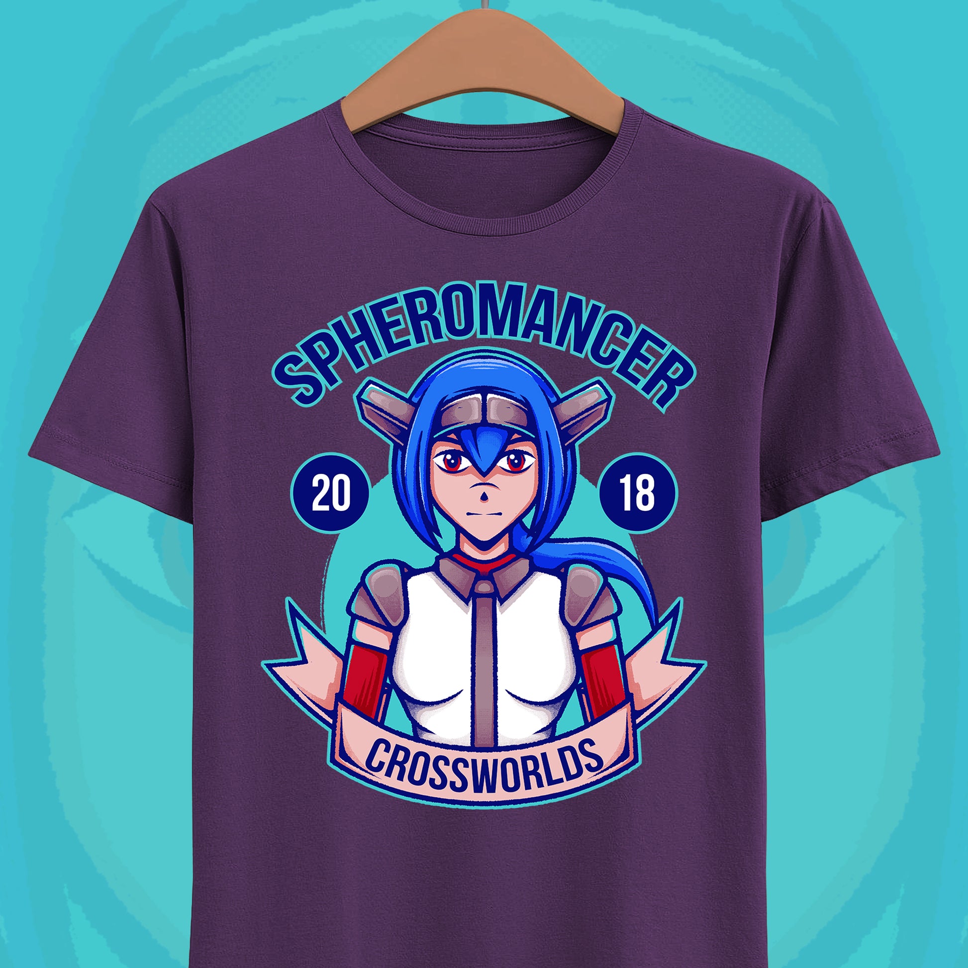 Lea Spheromancer Class CrossCode t-shirt inspired by the indie action RPG video game from the creators of Alabaster Dawn.