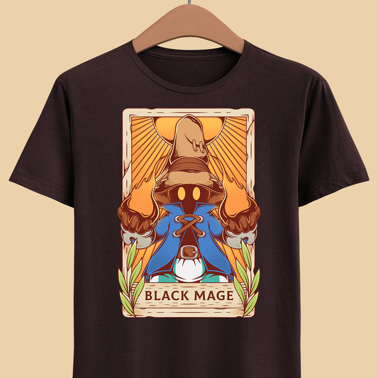 Black Mage Tarot Card Unisex T-shirt