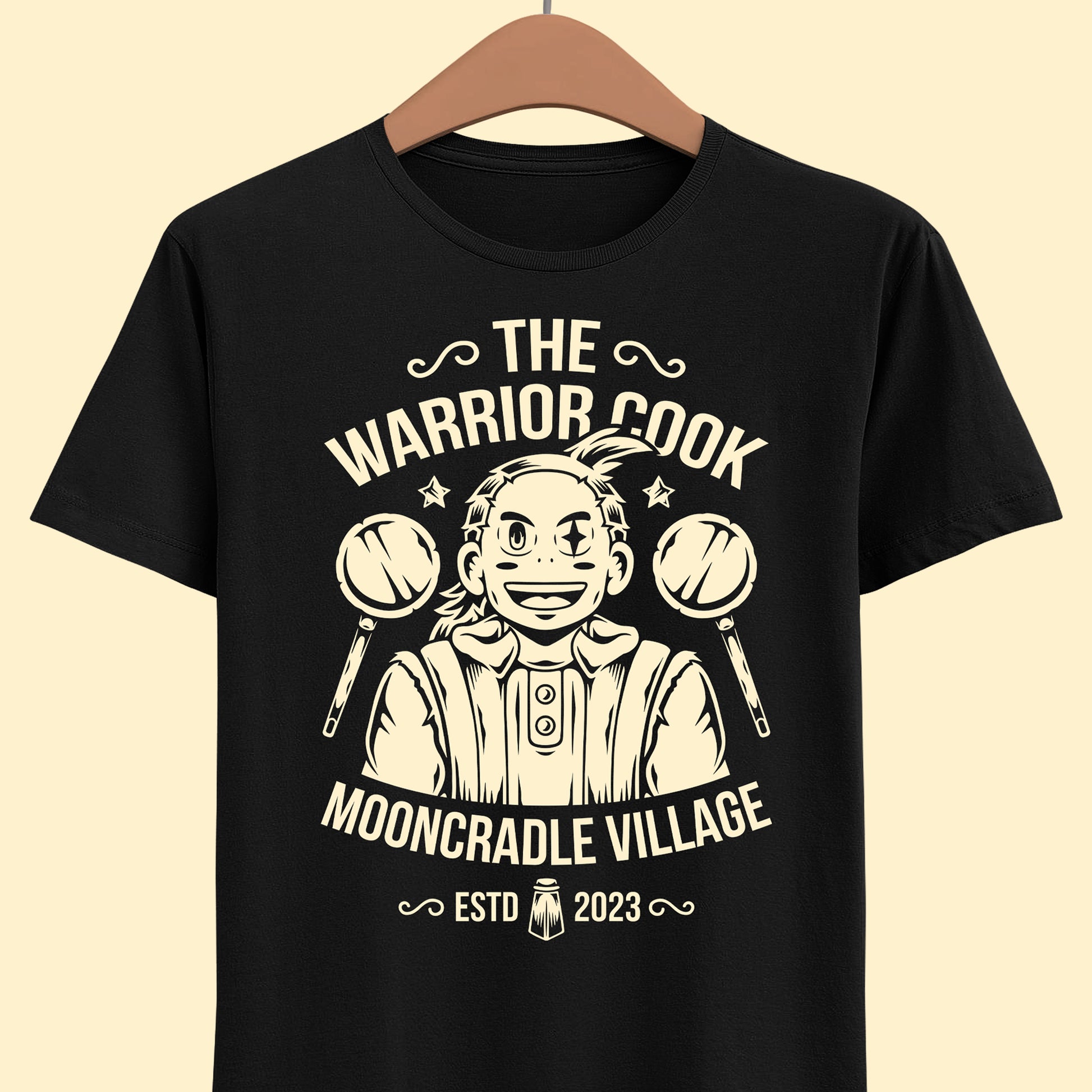 Gamer t-shirt inspired by Garl (The Warrior Cook) playable character on Sea of Stars pixel art turn based rpg video game.

sea of stars, 8 bit, garl warrior cook, zale, valere, gamer, gaming, indie game, pixel art, solstice warriors, video game, video games, resh'an, sea of stars t-shirt, sea of stars garl t-shirt, sea of stars zale t-shirt, sea of stars valere t-shirt, sea of stars artificer t-shirt, sea of stars throes of the watchmaker t-shirt, sea of stars sea seraï t-shirt