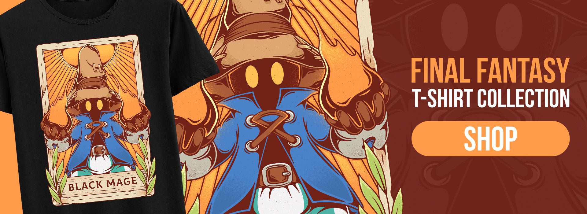 Final Fantasy video games inspired t-shirt with RPG themed artwork for gaming fans