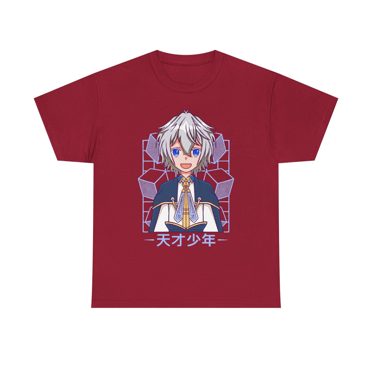 Van Nei Fertio anime t-shirt inspired by Easygoing Territory Defense by the Optimistic Lord featuring the Production Magic user and future lord of Seatoh Village.