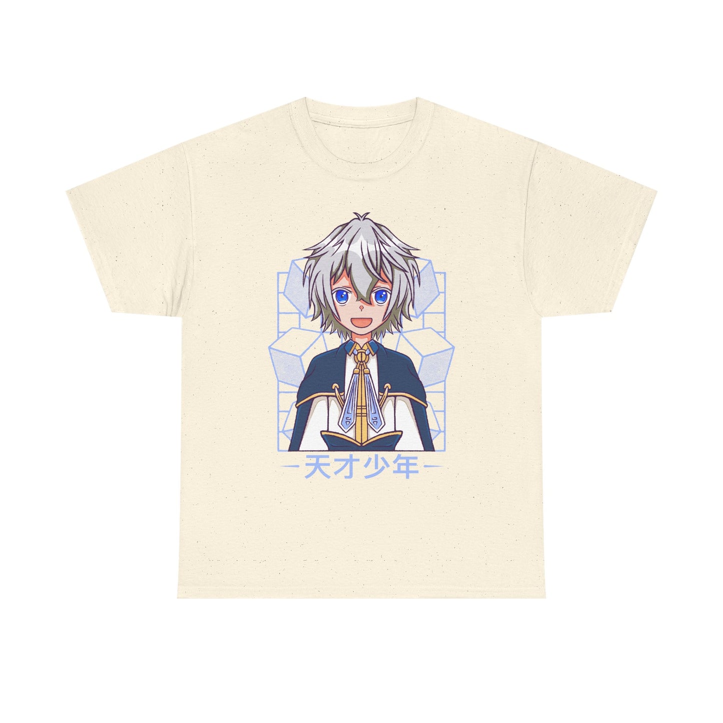 Van Nei Fertio anime t-shirt inspired by Easygoing Territory Defense by the Optimistic Lord featuring the Production Magic user and future lord of Seatoh Village.