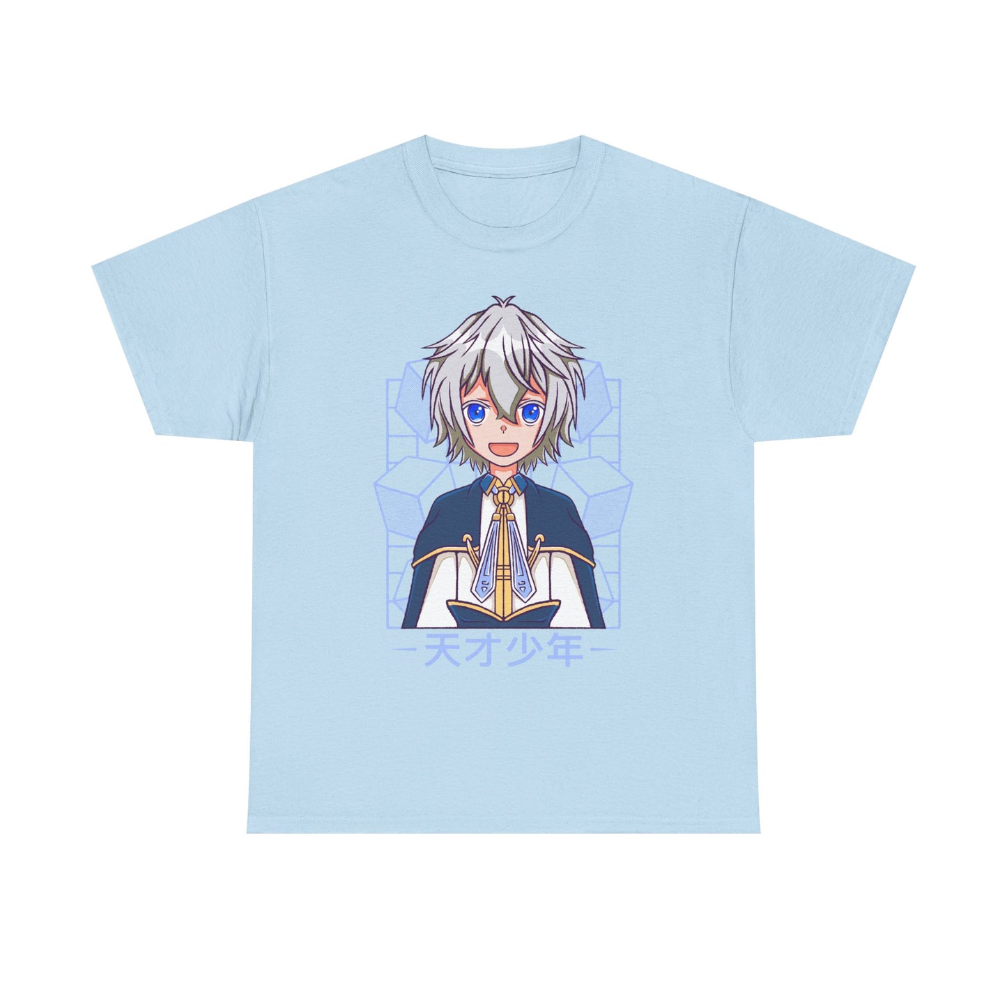 Van Nei Fertio anime t-shirt inspired by Easygoing Territory Defense by the Optimistic Lord featuring the Production Magic user and future lord of Seatoh Village.