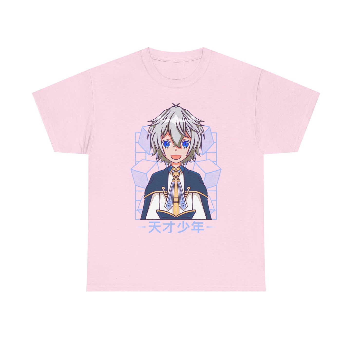 Van Nei Fertio anime t-shirt inspired by Easygoing Territory Defense by the Optimistic Lord featuring the Production Magic user and future lord of Seatoh Village.