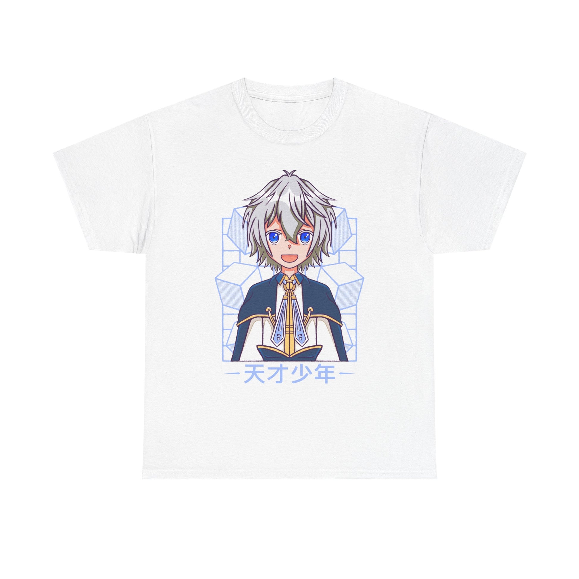Van Nei Fertio anime t-shirt inspired by Easygoing Territory Defense by the Optimistic Lord featuring the Production Magic user and future lord of Seatoh Village.