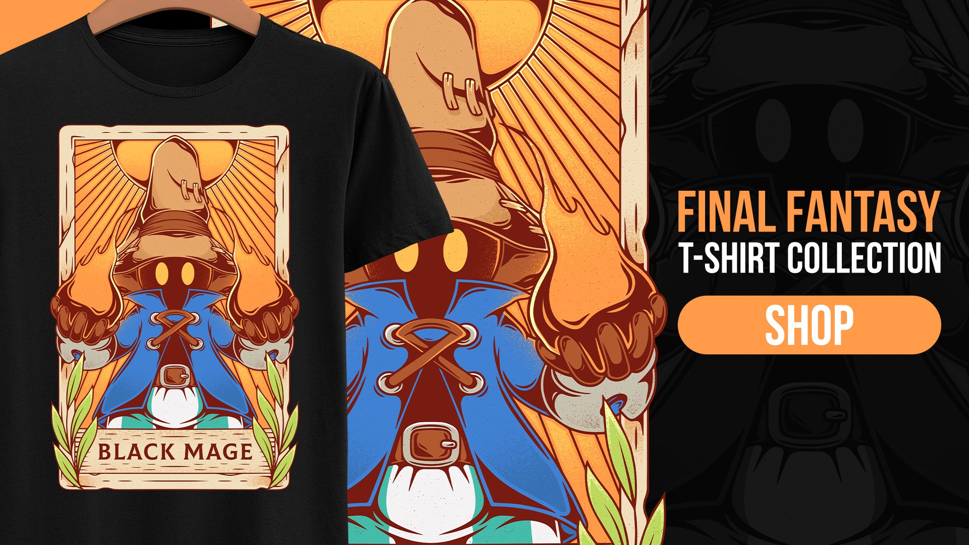 Final Fantasy video games inspired t-shirt with RPG themed artwork for gaming fans