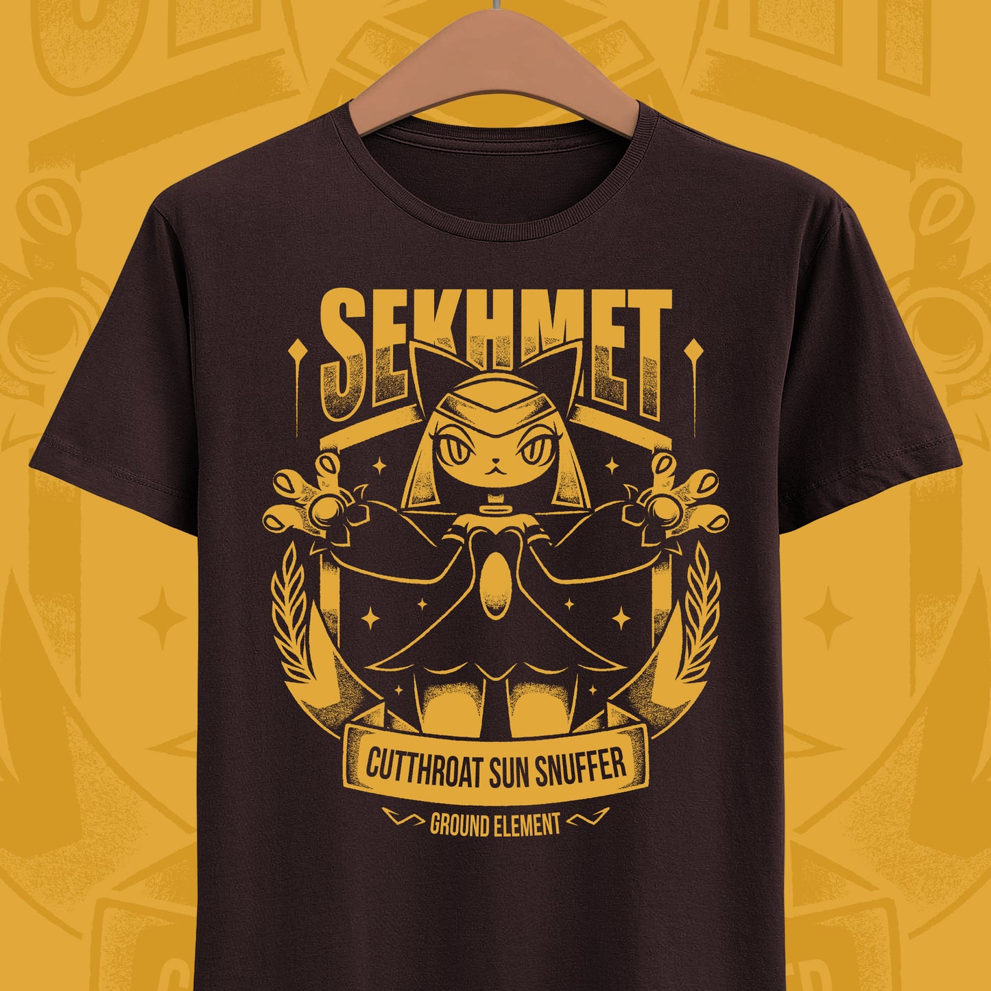 Sekhmet Palworld 1.0 Ground Pal graphic t-shirt