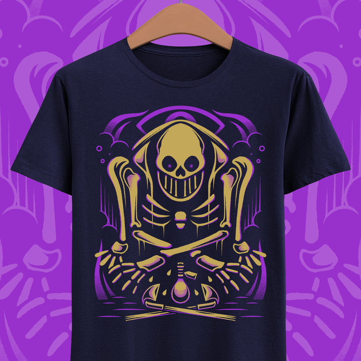 Welcome to Elderfield Hans cozy horror RPG character t-shirt